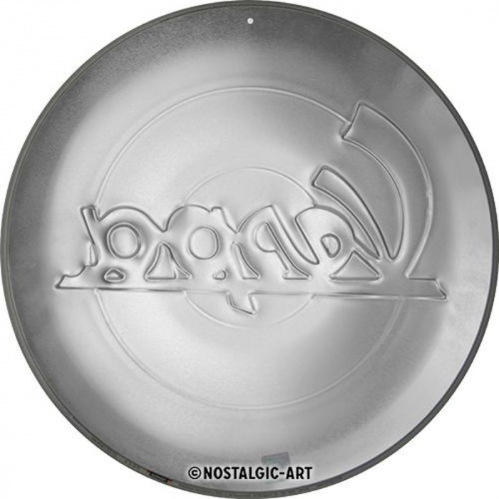 Blechschild Vespa rund 3